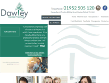 Tablet Screenshot of dawleydental.co.uk